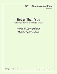 Better than You SATB choral sheet music cover Thumbnail